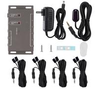 Émetteur infrarouge pour système de divertissement, kit de répéteur infrarouge à capteur haute sensibilité pour composants A/V dissimulés,