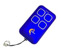 Émetteur manuel de porte de garage compatible avec SOMMER SOMloq2 4019V000, 4019V001, 4019V003, 4019V021, TX55-868-4, TX40-868-4 - Télécommande de rechange avec batterie et instructions (français non