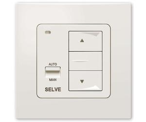 Emetteur mural Selve Commeo Wall Send - 1 canal - Blanc pur - 297704