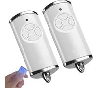 Émetteur portatif pour porte de garage 868,3 BS MHz - Compatible avec Hörmann bs HSM4 HSE2 HS1 HS4 HSZ1 HSZ1 HSZ2 - Lot de 2