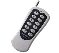 Émetteur radio 12 canaux 433,92 MHz 200 m uniquement pour interrupteur à distance et récepteur