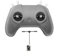 Émetteur Radio C8 ELRS V3 avec Nano Récepteur CR8 pour Drones FPV/Tiny Whoop/Volture, Manette Simulateur FPV pour Débutant, Mode 2 (Contrôleur C8 ELRS & Récepteur)