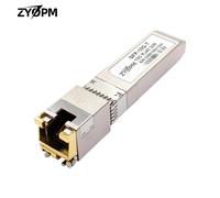 Émetteur-récepteur 10GBase-T SFP+ vers RJ-45, module Ethernet CAT6a en cuivre 10Gbe SFP+, jusqu'à 80 M, pour Cisco SFP-10G-T-S Mikrotik et plus For HPE(Aruba) 80M