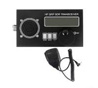 Émetteur-récepteur 8 bandes HF QRP CW USDX avec microphone intégré et boîtier en aluminium pour communication portable à ondes courtes