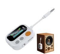 Émetteur Récepteur Audio sans Fil | Émetteur Haut-Parleur sans Fil - pour Chaîne Hi-FI Voiture Mobile Amateurs de Musique avec Écran Couleur