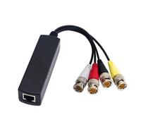 Émetteur-récepteur balun vidéo à quatre canaux pour améliorer les systèmes de caméras de sécurité