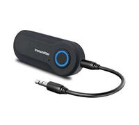 Émetteur-récepteur Bluetooth 4.0, Bluetooth 2 en 1 sans fil avec prise audio auxiliaire de 3,5 mm, portée de 10 m, pour TV, PC, avion, voiture, casque