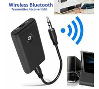 Émetteur récepteur bluetooth 5.0 de pc et voiture, kit 2 en 1, adaptateur musique audio, avec écouteurs et appareil stéréo, 3,5 mm, aux