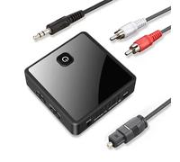 Émetteur-récepteur Bluetooth 5.0, entrée auxiliaire optique 3,5 mm, sans fil