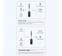 Émetteur-récepteur Bluetooth 5.2 AptX-LL/HD/AD, audio stéréo, prise jack 3,5 mm.