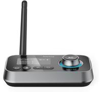 Émetteur Recepteur Bluetooth Link.It Duo Pour Tv Stéréo Ecran Audio Video, Adaptateur Bluetooth Multipoint Pour 2 Sources, Faible Latence, Usb-C, Jack, Fibre Optique Noir[Video220]