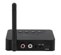 Émetteur Récepteur de Son Bluetooth 5.1, Adaptateur Audio HiFi Bluetooth 2 en 1 avec AUX Optique, Fonction NFC, pour Système Audio Domestique et Stéréo de Voiture, avec