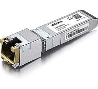 Émetteur-récepteur en cuivre 1,25/2,5/5/10 G-T SFP+ vers RJ45 CAT.6a, module Ethernet SFP+ auto-négociation, jusqu'à 30 mètres, pour Ubiquiti