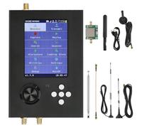 Émetteur-récepteur radio avec écran tactile TFT 3,2", 1 MHz-6 GHz, kit récepteur radio SDR pour communication, prise audio 3,5 mm, charge USB, haut-parleur intégré et batterie au lithium 2000 mAh