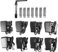 Émetteur sans fil DMX512, 7 récepteurs, portée de 400 m, noir