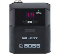 Émetteur sans fil WL-60T BOSS pour système sans fil WL-60 | Connectez un second instrument pour de rapides changements sur scène | Jusqu'à 25 heures d'autonomie | Idéal pour les musiciens de tournée