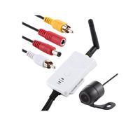 Émetteur vidéo HD Wi-Fi pour voiture 903S avec dix petites lentilles papillon (couleur : blanc) : Mini caméra de recul papillon, cadeau surprise