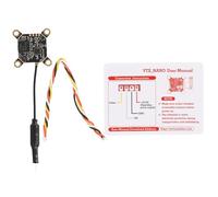 Émetteur vidéo nano FPV OSD réglable 5,8 GHz 40 canaux 0 mW ~ 400 mW léger pour drones RC
