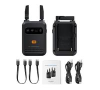 Émetteur Vidéo sans Fil à Faible Latence, Portée de 200 M, 1080P, 60 IPS, Perte de Trame 4%, Portable, alimenté par Batterie, pour Diffusion en Direct de Mariages ou D'événements en Plein Air