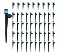 Émetteurs goutte à goutte de tuyau d'irrigation goutte à goutte de 1/4,Goutteurs d'irrigation goutte à goutte | Émetteurs d'égouttement en forme d'éventail | Pièces de goutte à goutte, goutteurs à