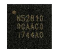 Émetteurs-récepteurs Bluetooth, SOC, 2 MBPS, 2,5 GHz, QFN-32, RF - 2,4 GHz et au-dessus des circuits intégrés (NRF52810-QCAA-R) Lot de 1