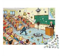 Émeute dans l'amphithéâtre Universitaire Puzzle en Bois Imperméable Puzzles De 1000 Pièces pour Adultes Impossible De Décoration pour La Maison