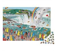 Émeute du Barrel Roll de Niagara Falls Puzzle en Bois Imperméable DIY Puzzles De 1000 Pièces pour Adultes Cadeaux Impossible De Décoration pour La Maison