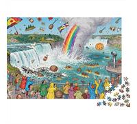 Émeute du Barrel Roll de Niagara Falls Puzzle en Bois Imperméable Puzzles De 1000 Pièces pour Adultes Défi Et Casse-tête De Décoration pour La Maison