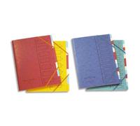 EMEY Trieur en carte forte 4.3/10e 7 compartiments coloris assortis