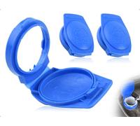 Emezddo Lot de 2 caches pour réservoir de lave-glace, bouchons de réservoir de liquide lave-glace,Compatible avec Volkswagen les voitures et Compatible avec Audi les voitures 3Q0955455(Bleu)