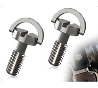 Emezddo Lot de 2 Vis 1/4" Emezddo, Vis pour Trépied en Acier Inoxydable, pour Appareil Photo, Monopode, Plateau Rapide, Travail des Métaux et Réparation de Machines