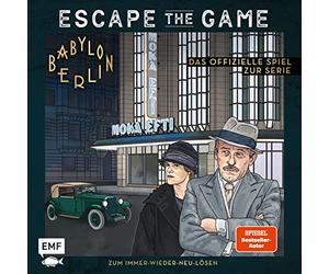 EMF Babylon Berlin 34151 Escape Game Bleu 26,5 cm x 26,5 cm