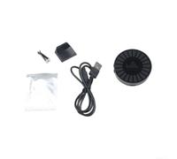 EMF Meter Vibration Bruit Capteur pour Investigations Paranormales - RGB Light 8 Modes Rechargeable Chasse Appareil Noir