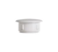 EMFA Bouchon Cache Trou 10 mm Blanc - Capuchon Plastique obturateur pour Meubles et Trous de Fixation - 1 cm - Lot de 25 pièces