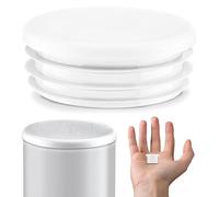 EMFA Bouchon pour Tube Rond 16 mm Blanc, 5 pièces | Embout de Tube Rond, Capuchon de Tube, Bouchon Plastique, Polyéthylène PE