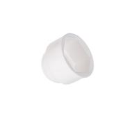 EMFA Cache-écrous M20 pour clé de 30 Blanc 10 pcs. Bouche-trou