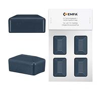 EMFA Capuchon pour Poteau rectangulaire 60x40 mm Anthracite 4 pcs. 6x4 cm Plastique Bouchons Tube