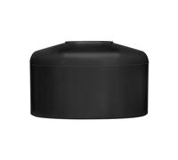 EMFA Capuchon pour Poteau Rond 42 mm Noir 5 Pcs. Bouchons Tube Embout Cloture