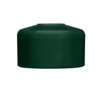 EMFA Capuchon pour poteau rond 51 mm Vert 10 Pcs. Bouchons tube Embout cloture