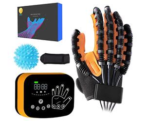 EMFOCU Gants de rééducation pour AVC et hémiplégie，Main robotique reeducation，équipement de rééducation de la fonction de la main，pour les patients victimes d'un AVC -Version améliorée