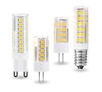 EMFYL Ampoules 2pcs / lot LED Ampoule de maïs 3W 4W 5W 7W G4 G9 E14 □ Lampe à LED AC 220V LED Ampoule SMD2835 360 Angle de Faisceau Remplacer Les Lampes de Lustre halogène (Couleur : E14 Cold White,