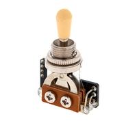 EMG Pickups »3-WAY B289 TOGGLE SWITCH - IVORY KNOB« Sélecteur de pickup pour Guitare Électrique de Gibson™-Style | 2 Câbles de connexion (court/long) | Bouton Ivory