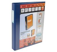 Emgee Ring Binder PVC Upright 4 D-ring 40mm Capacity A3 Blue Ref 570461