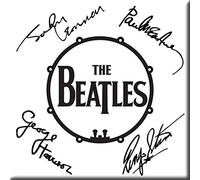 EMI - The Beatles magnet Signed Drum Logo