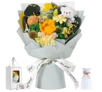 Emibele Bouquet Tournesols Préservés, Fleurs pour Livraison Prime