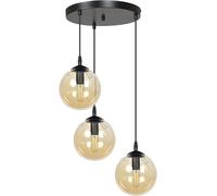 Emibig Cosmo lampe suspendue 3x10 W noir-ambre 713/3PREM