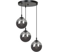 Emibig Cosmo lampe suspendue 3x10 W noir-graphite 712/3PREM