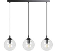 Emibig Cosmo lampe suspendue 3x10 W noir-transparent 711/3