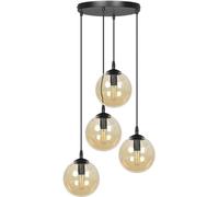 Emibig Cosmo lampe suspendue 4x10 W noir-ambre 713/4PREM
