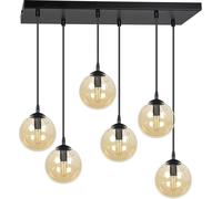 Emibig Cosmo lampe suspendue 6x10 W noir-ambre 713/6